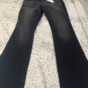Royalty For Me Black Mid-Rise Slim Boot Jeans